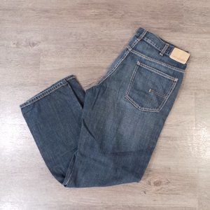 Calvin Klein Men's Straight Fit Jeans Dark Wash 38X32